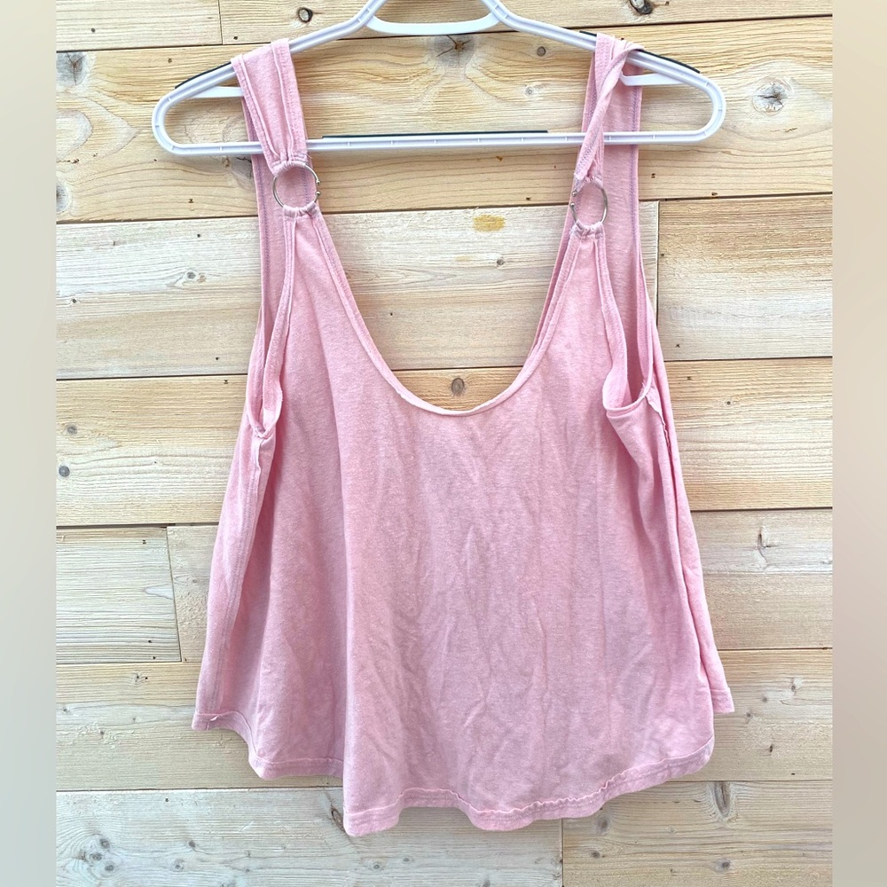 Free People light tank top with silver  O ring details